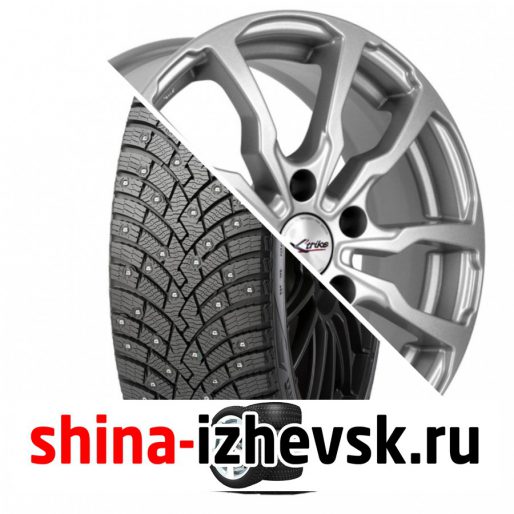 Колесо в сборе Pirelli Winter Ice Zero 2 215/65 R16 T 102 + X-trike X117 6.5xR16 5×114.3 ET45 DIA60.1 Темно-серебристый с полированной лицевой частью в Ижевске